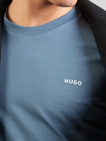 HUGO Тениска 'Dero' в синьо