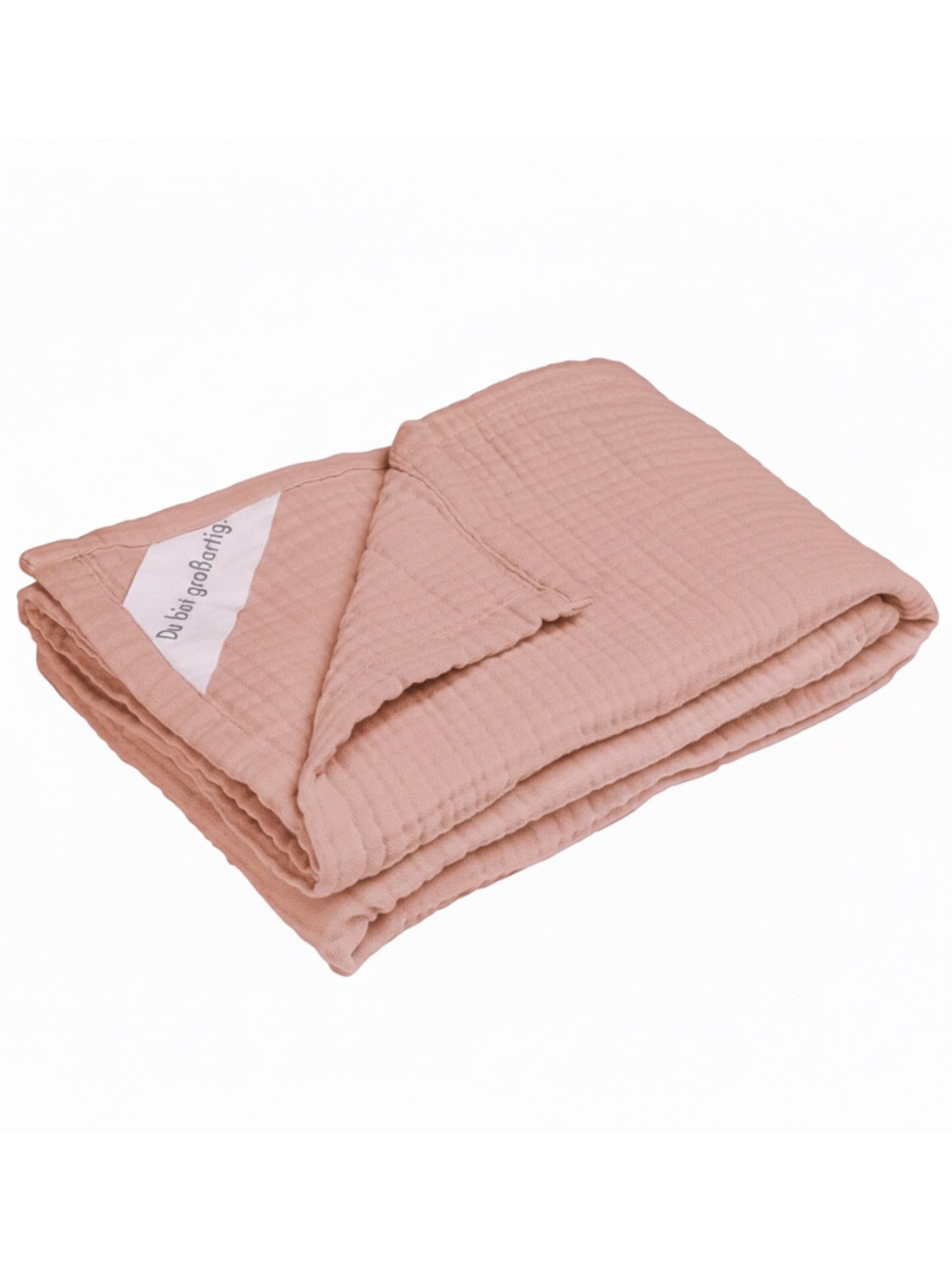 MOYO Baby Blanket in Pink: front