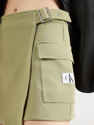 Calvin Klein Jeans Kjol 'Utility' i grön