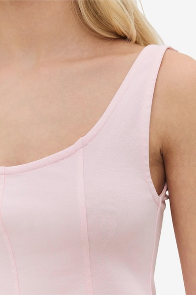 No Matter What Top in de kleur Pastelroze, Productweergave