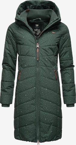 Ragwear Zimní kabát 'Dizzie' – zelená: přední strana