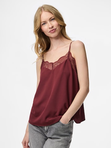 PIECES Blouse 'PCTIFFANY' in Red: front