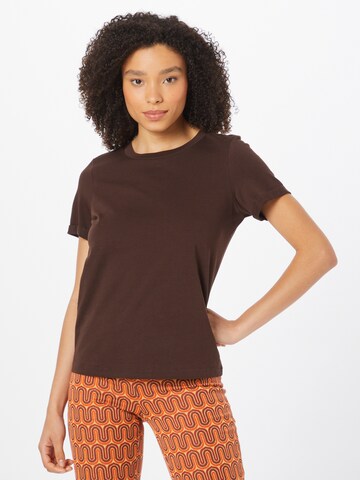 VERO MODA - Camiseta 'Paula' en marrón: frente