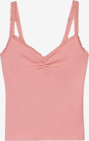 Bershka Toppi värissä vaaleanpunainen: etupuoli