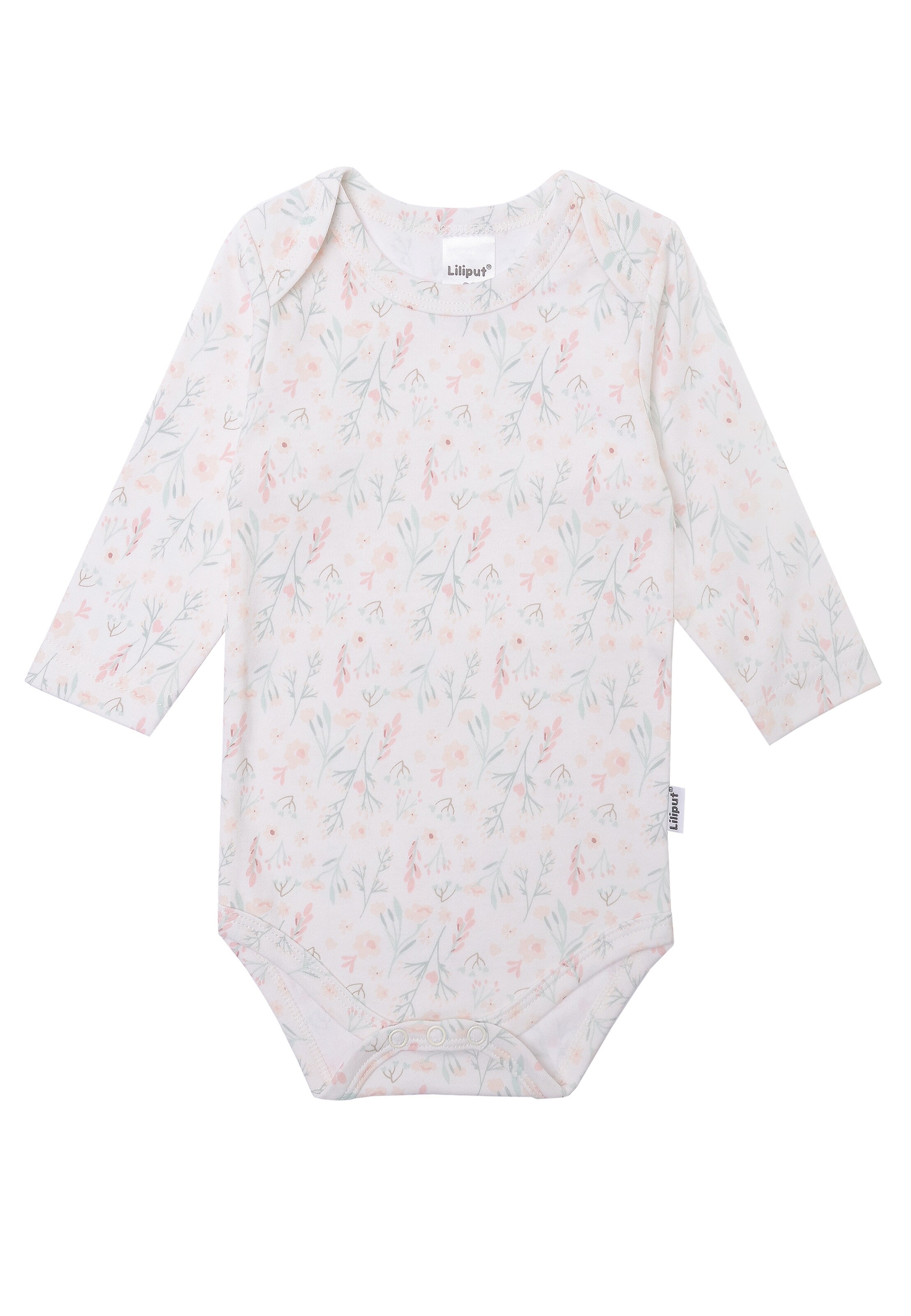 LILIPUT Bodys 'Blumen' in Grau
