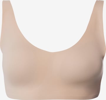 Hanro Bra ' Invisible Touch ' in Beige: front