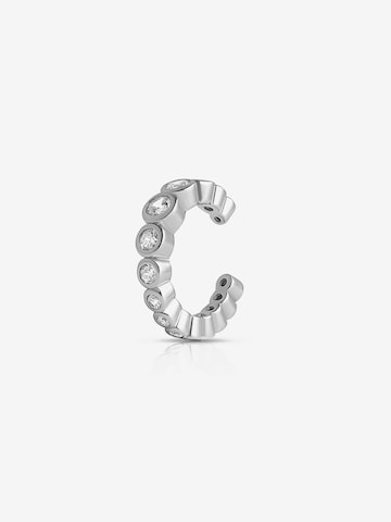 CLASSYANDFABULOUS Jewelry Ohrringe 'OSEANA 2in1'‌‌ in Silber: Vorderseite