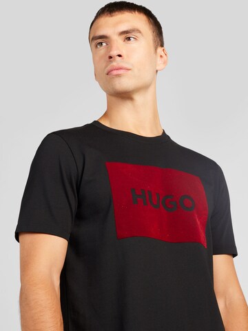 Tricou 'Dulive_V' de la HUGO pe negru