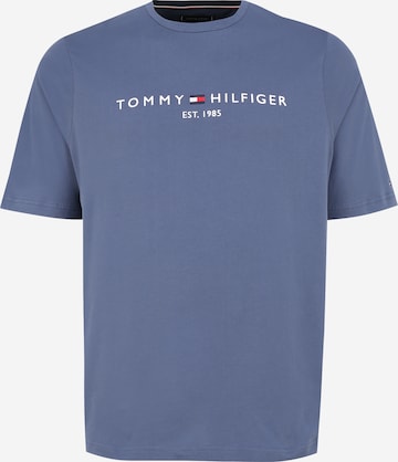 Tommy Hilfiger Big & Tall Tričko - Modrá: predná strana