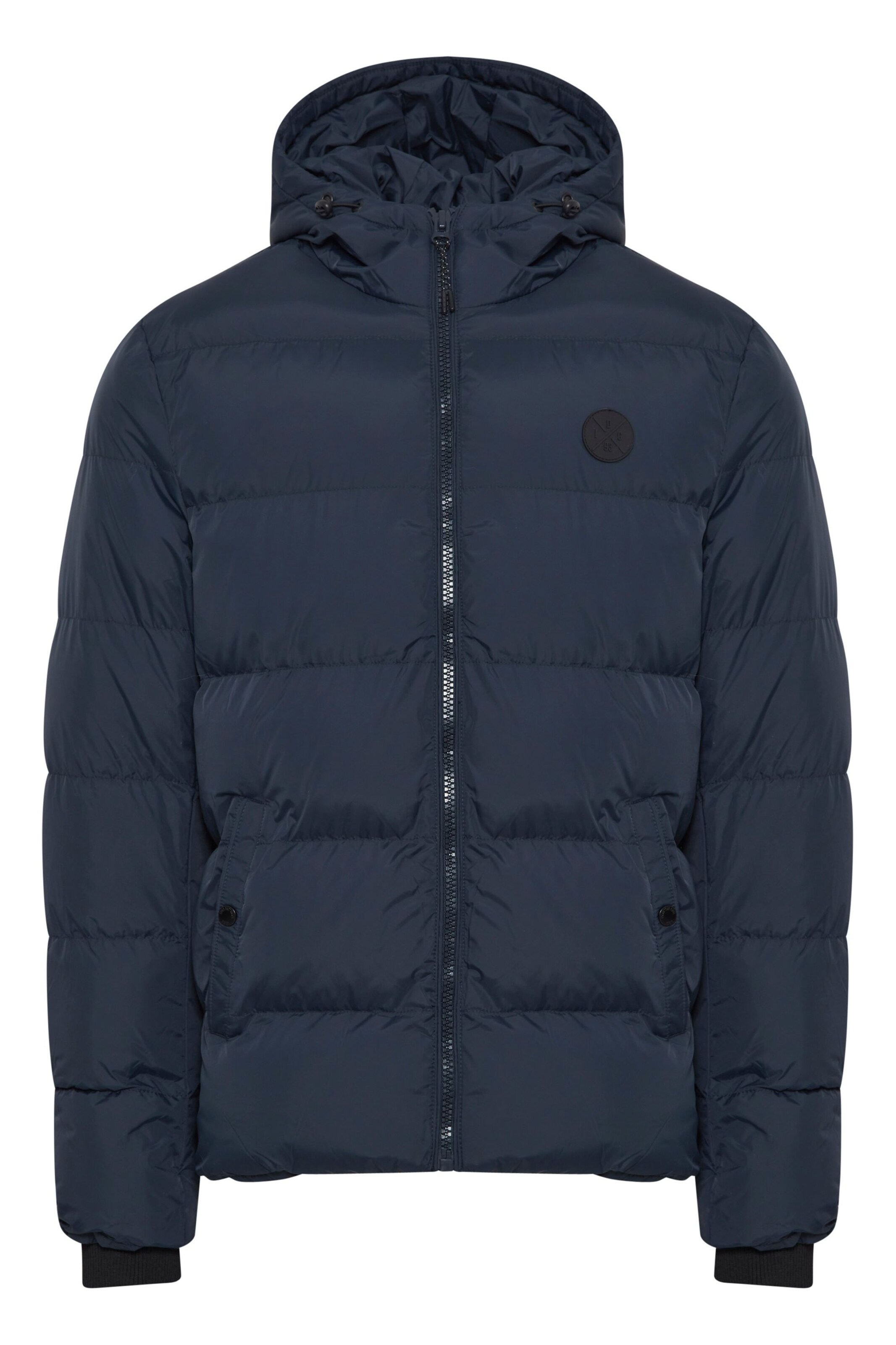 INDICODE JEANS Winter jacket 'Rapse' in Blue: front