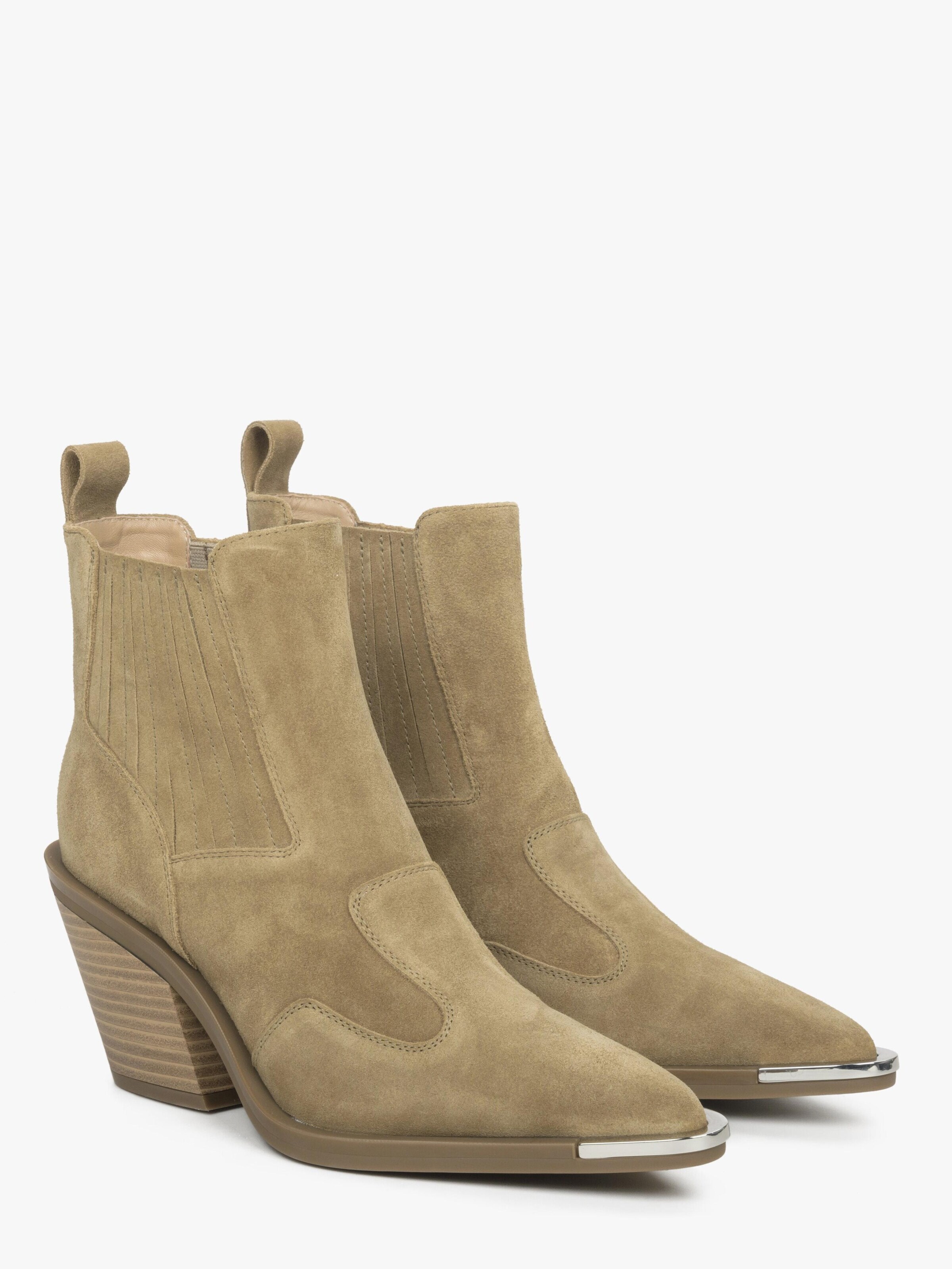 Estro Cowboy Boots '979131' in Beige
