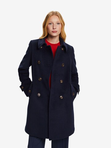 ESPRIT Between-Seasons Coat in Blue: front