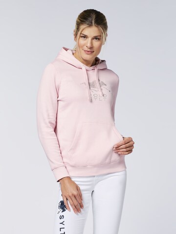 Polo Sylt Sweatshirt in Pink: front