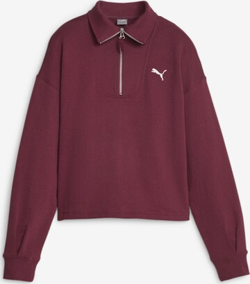 PUMA - Sweatshirt de desporto em vermelho: frente