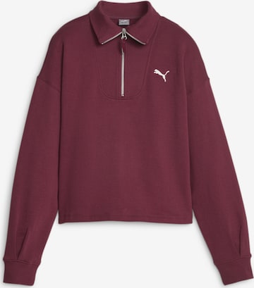 PUMA Athletic Sweatshirt in Red: front