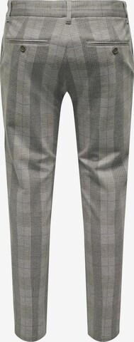 Tapered Pantaloni chino 'Mark' di Only & Sons in beige