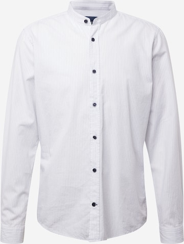 JOOP! Jeans Regular fit Button Up Shirt 'Hedde' in White: front