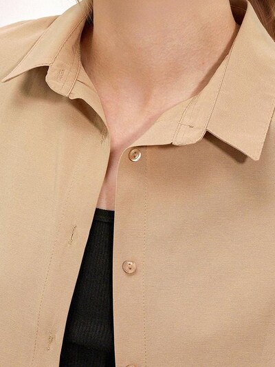 Camicia da donna in S Bigdart di colore cappuccino, Visualizzazione prodotti