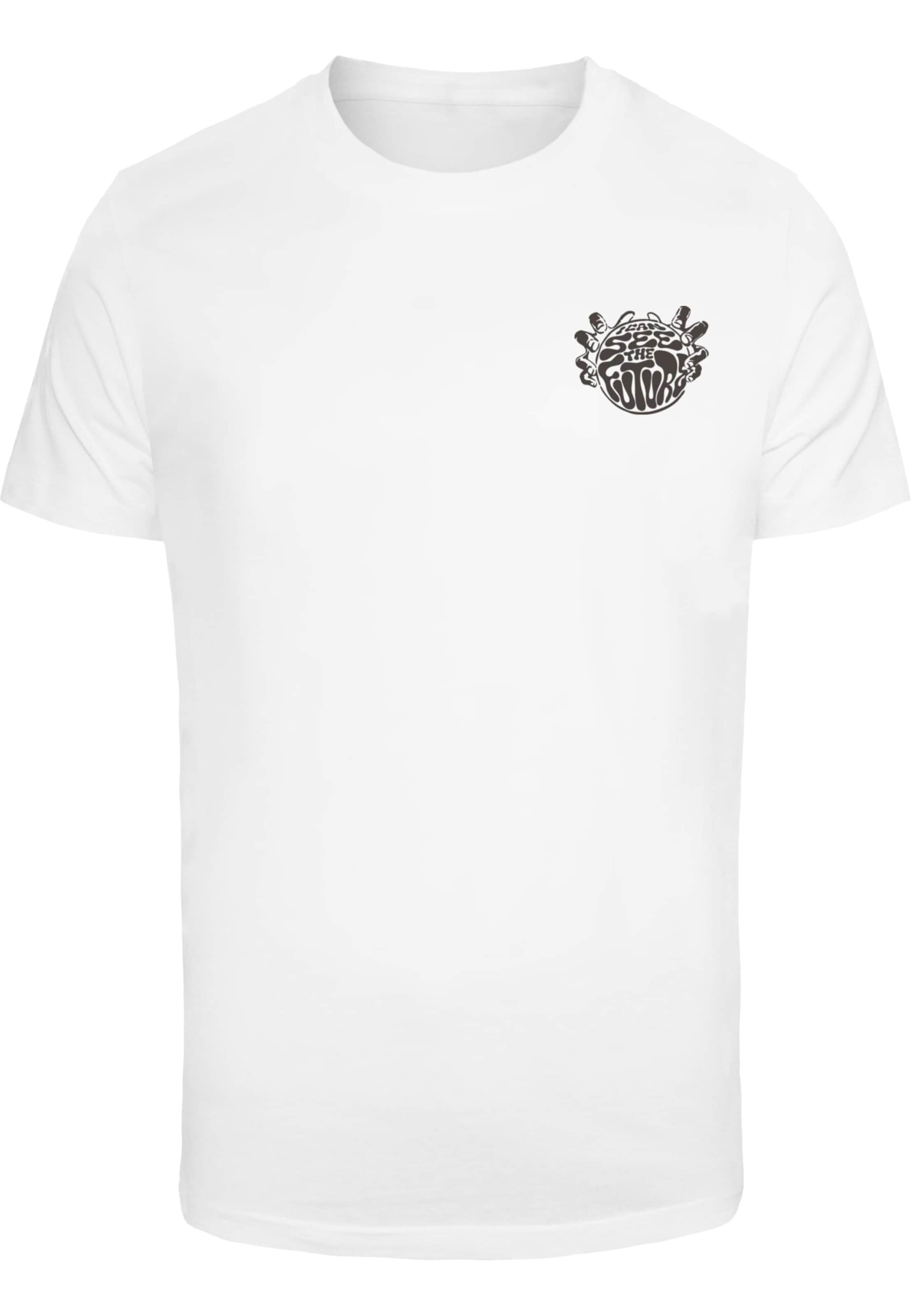 Maglietta 'See The Future' di Mister Tee in bianco: frontale