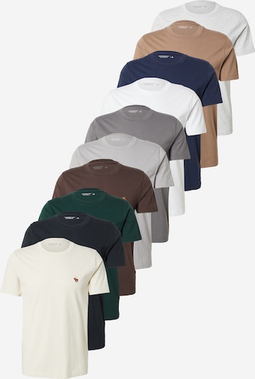 Abercrombie & Fitch Paita värissä sininen / harmaa / musta / valkoinen, Tuotenäkymä