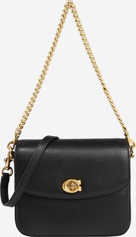 COACH - Bolso de mano en negro: frente