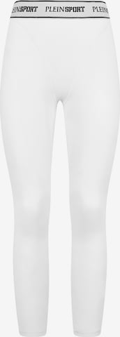 Leggings di Plein Sport in bianco: frontale
