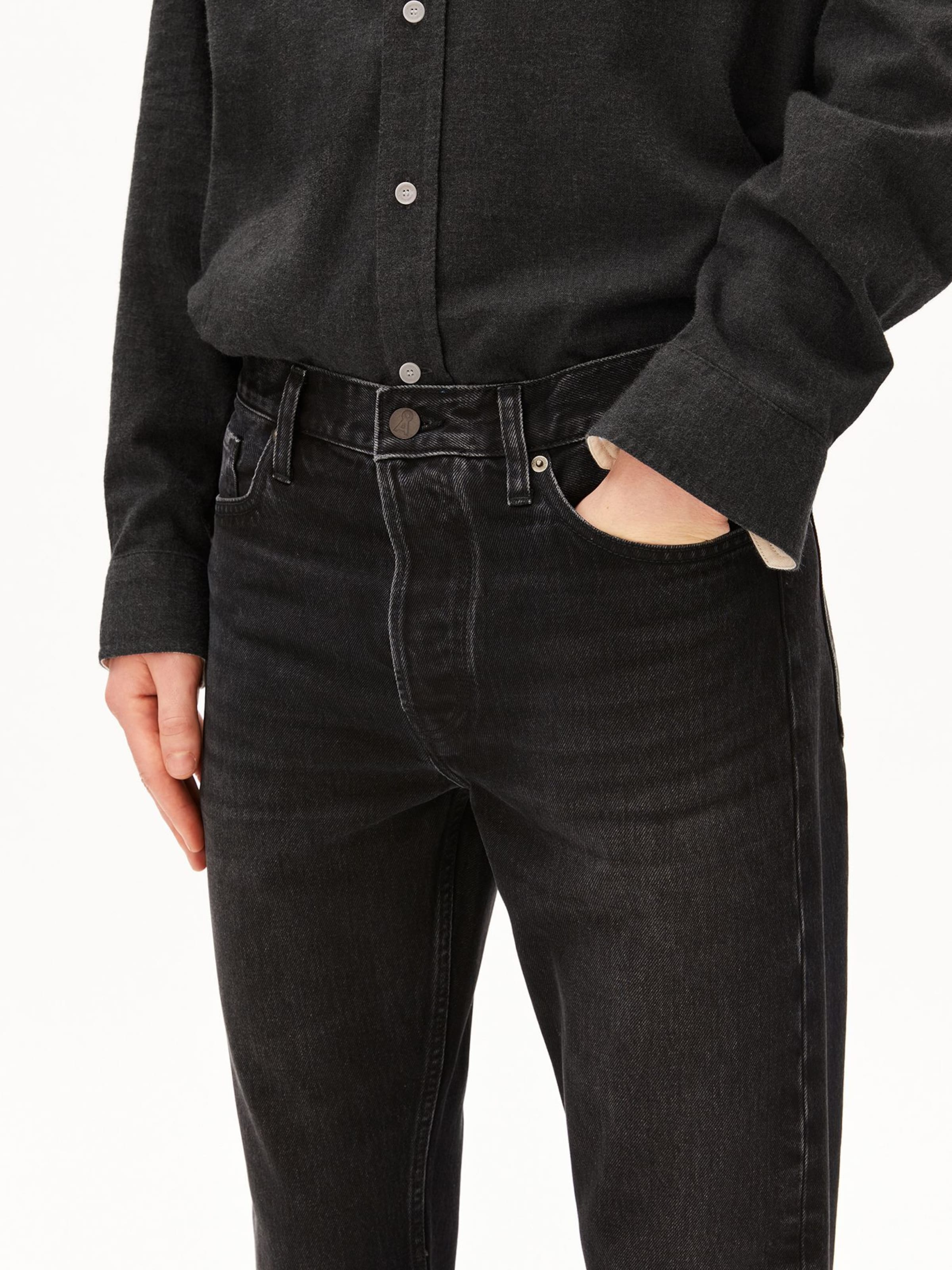 ARMEDANGELS Regular Jeans in Zwart