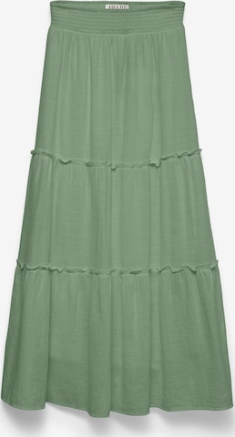 Jupe 'AWKEELEY' VERO MODA en vert : devant