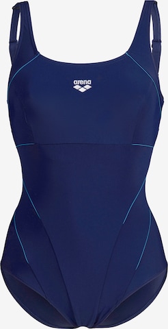 ARENA Muotoileva uimapuku 'SHAPEWAR JEWEL LOW C-CUP' värissä sininen: etupuoli