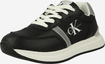 Calvin Klein Jeans Sneakers in Black: front