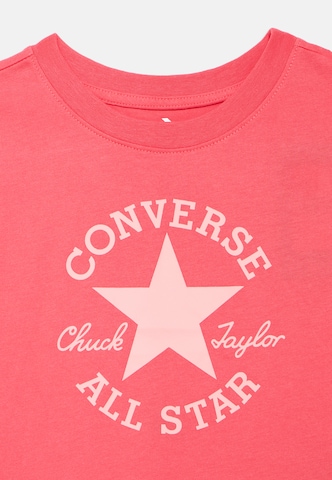 CONVERSE Tričko – červená