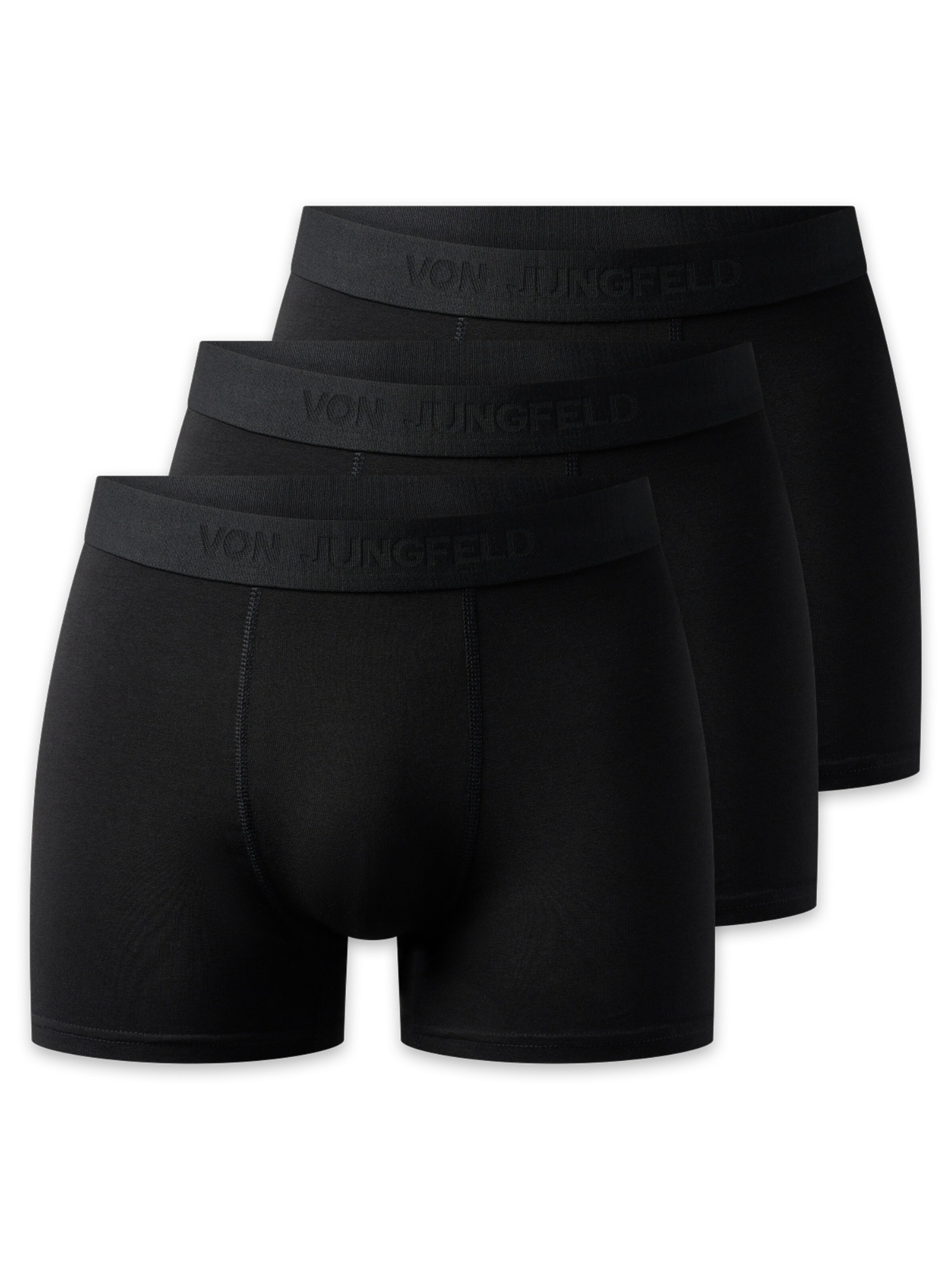 Von Jungfeld Boxer shorts 'BRIEFS' in Black: front