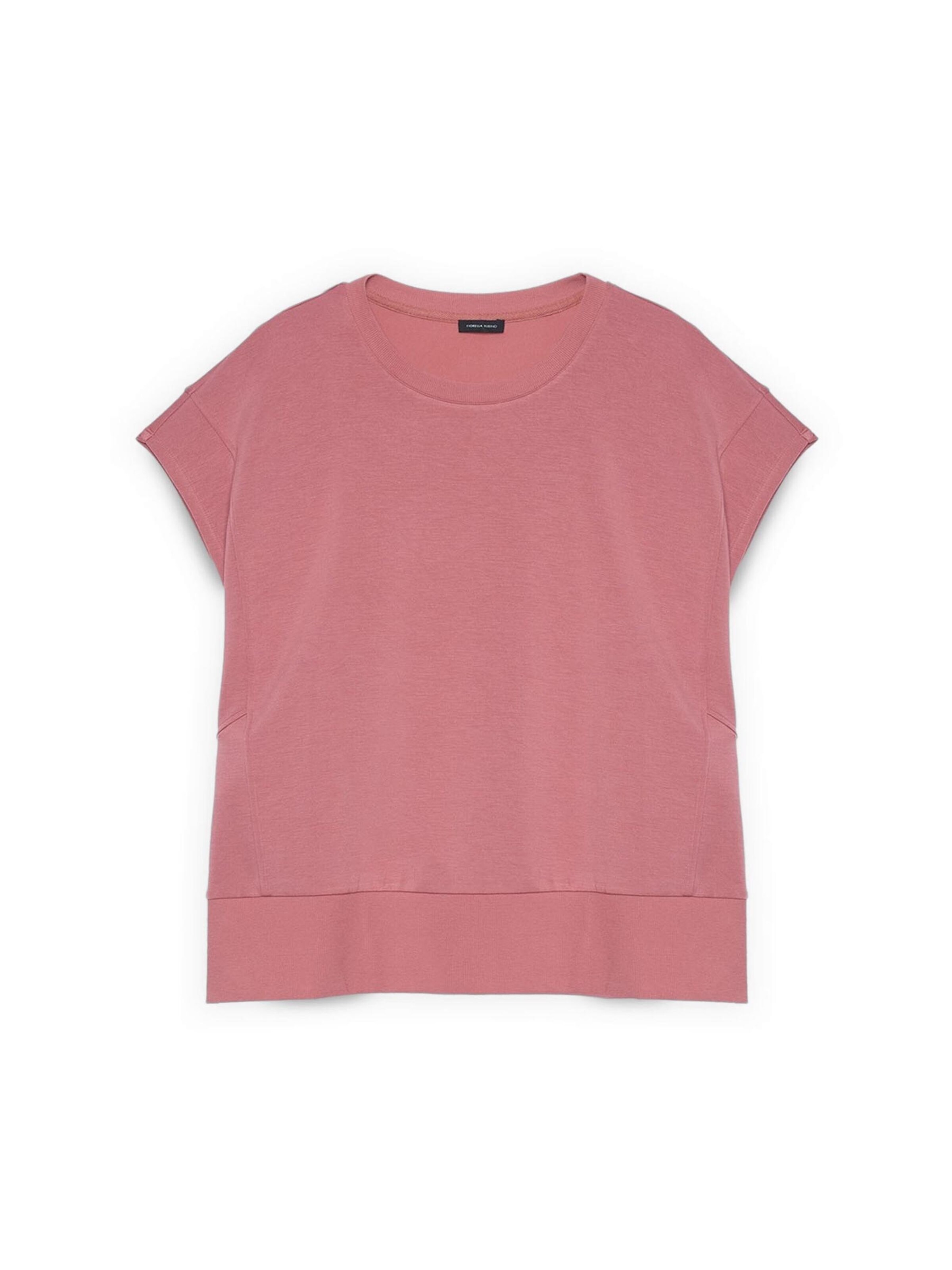 Fiorella Rubino - Camiseta en rosa: frente