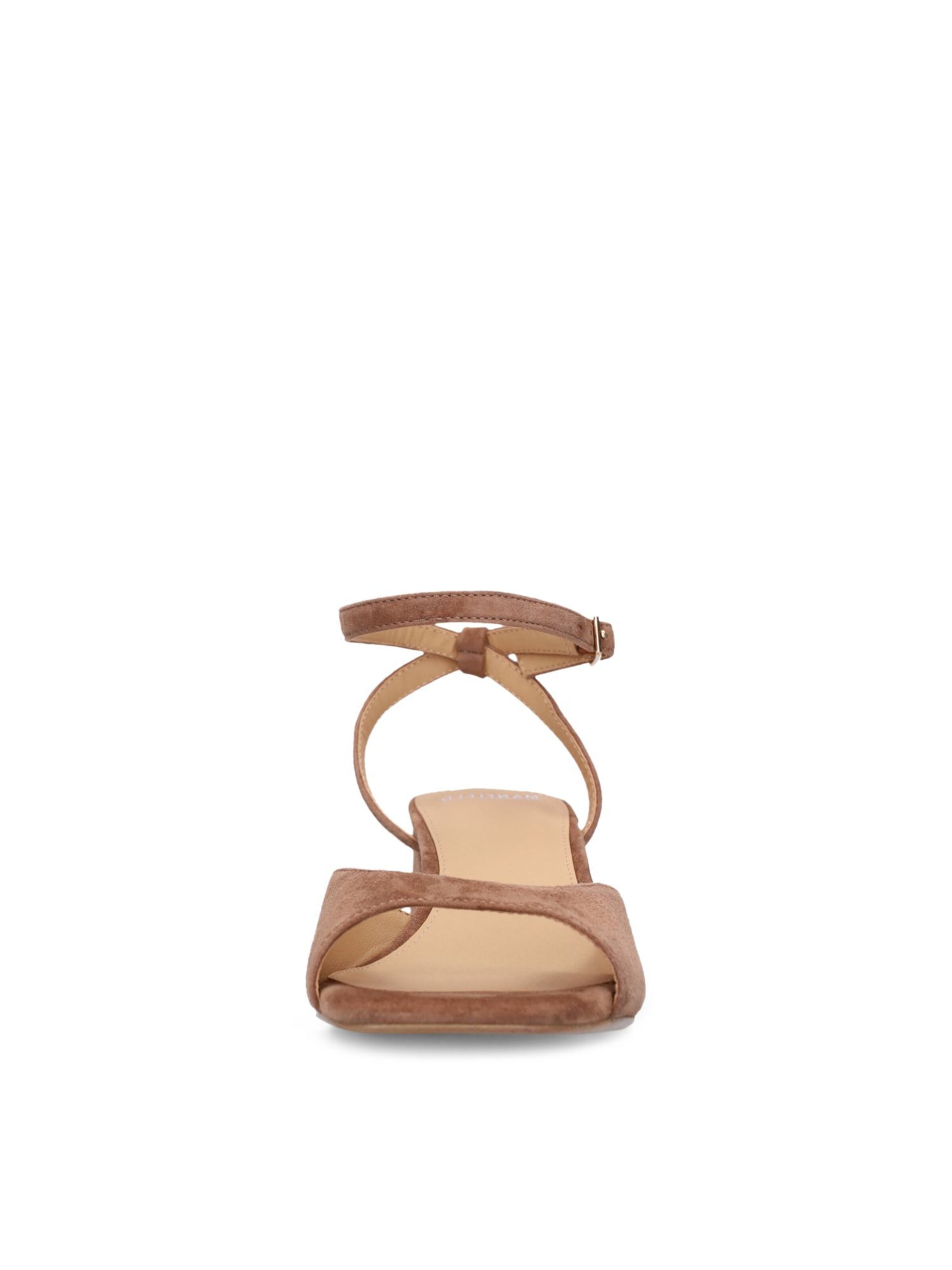 MANFIELD Sandale in Braun