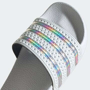 balta ADIDAS ORIGINALS Šlepetės 'Adilette'