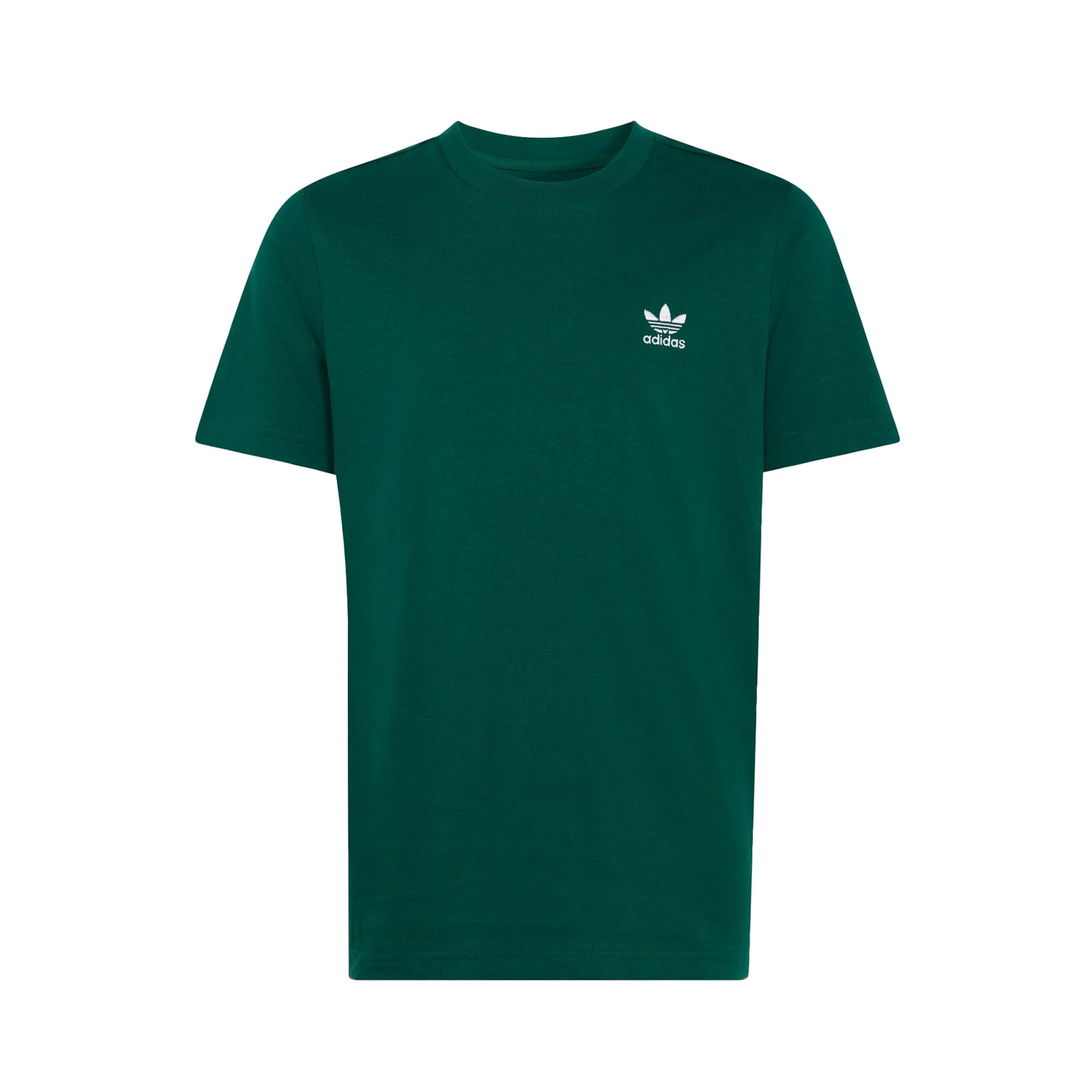 ADIDAS ORIGINALS Shirt 'Trefoil Essentials' in Green: front