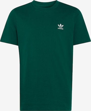 ADIDAS ORIGINALS Shirt 'Trefoil Essentials' in Green: front
