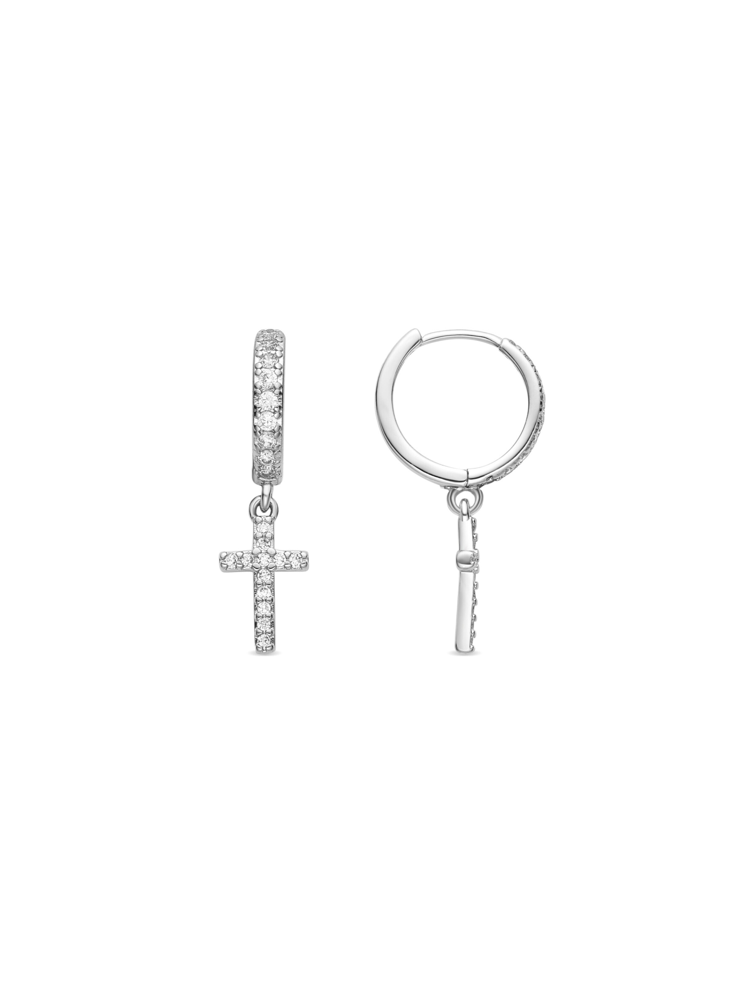 LUXBYLUX Earrings in Silver: front
