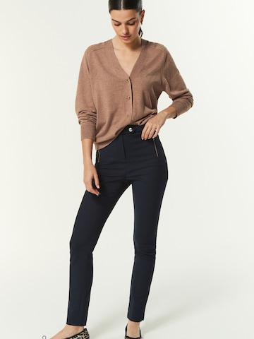 Next Slimfit Broek in Blauw