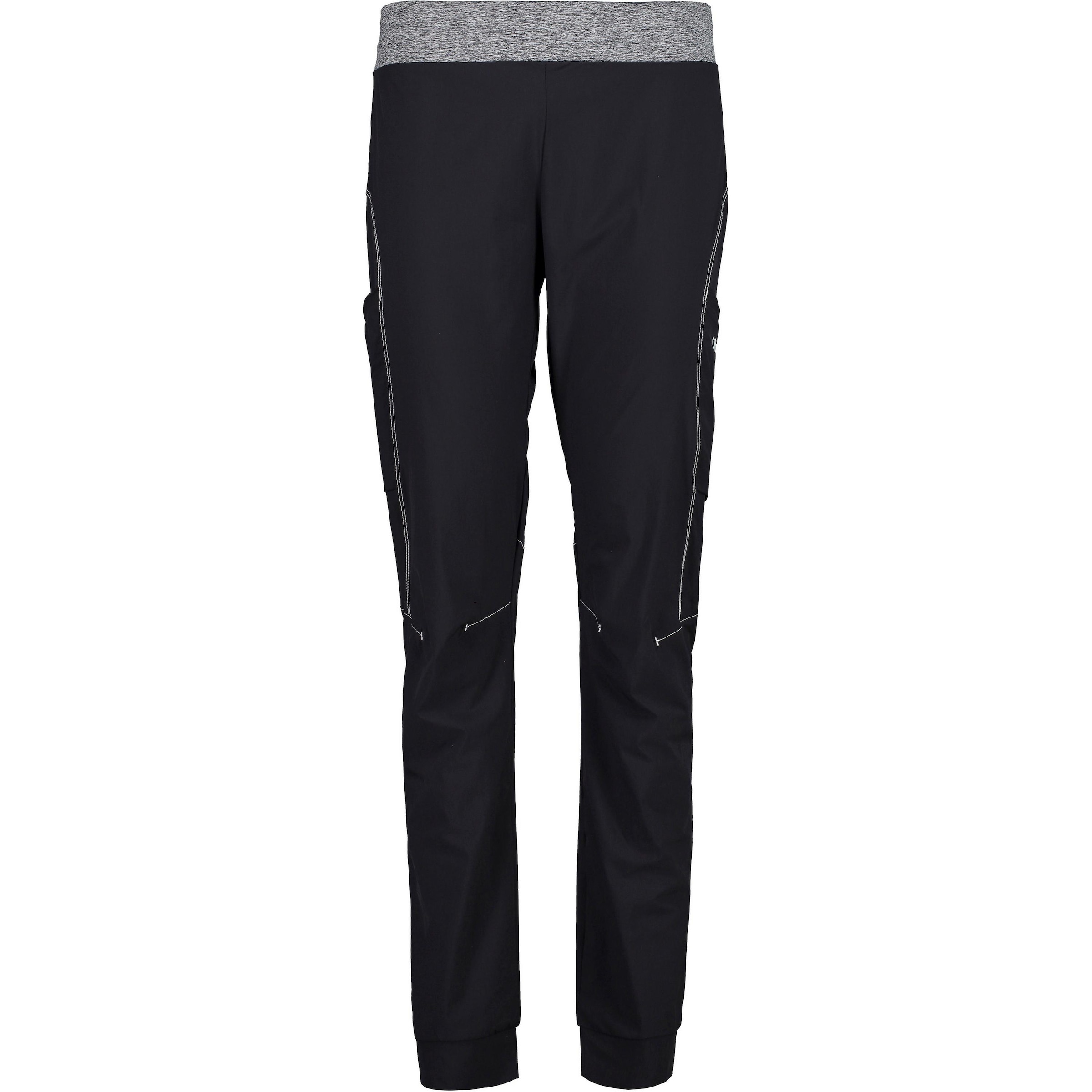 CMP Tapered Outdoorhose in Schwarz: Vorderseite