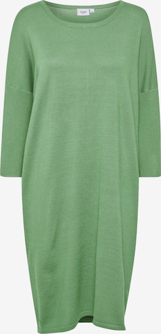 SAINT TROPEZ Gebreide jurk 'Mila' in Groen: voorkant
