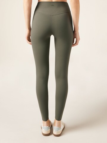 CALZEDONIA Skinny Leggings 'First Class' in Green