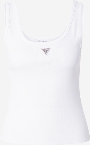 Top di GUESS in bianco: frontale