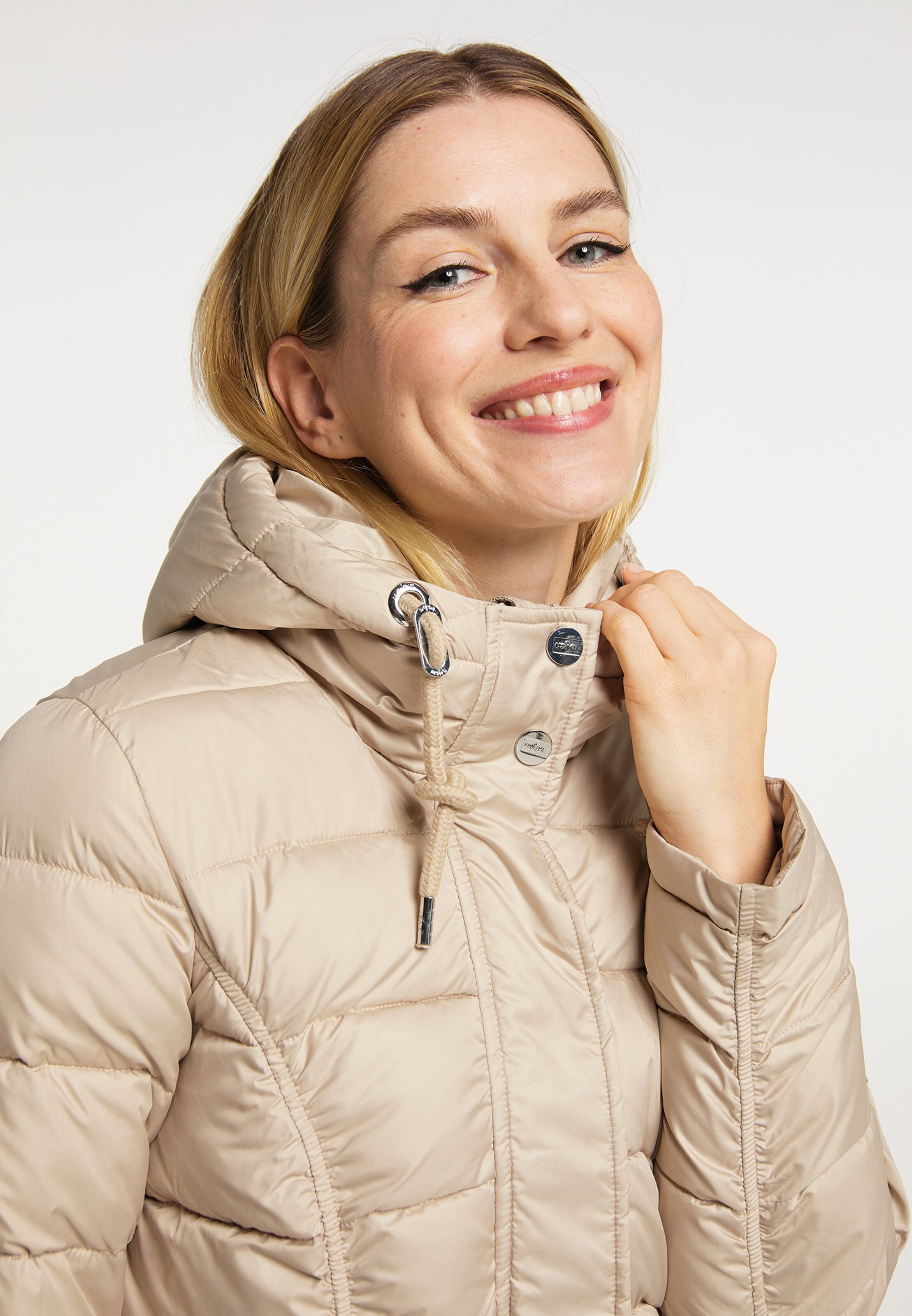Frauen Jacken Usha Winterparka in Beige - UH36002 Frauen Jacken Usha Winterparka in Beige - UH36002