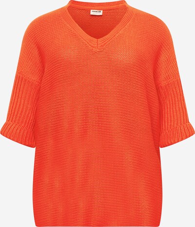 Noisy May Curve Pullover 'VERA' in orangerot, Produktansicht