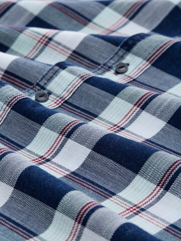 TOM TAILOR Regular fit Button Up Shirt in Blue