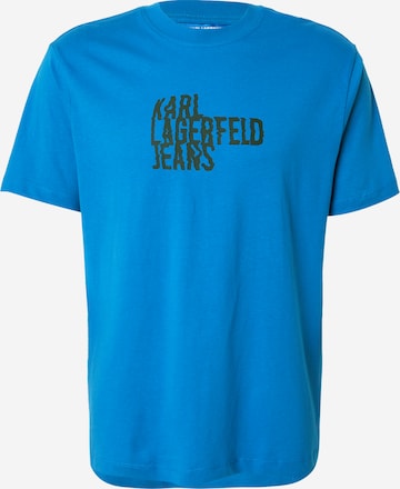 KARL LAGERFELD JEANS Shirt in Blauw: voorkant