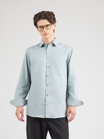 OLYMP Regular fit Button Up Shirt in Green: front