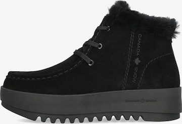 CANADA SNOW Schnürstiefelette 'Mount Marty' in Schwarz: Vorderseite