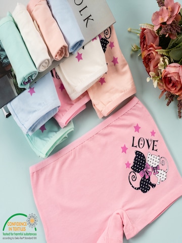 LOREZA Unterhose 'Mädchen Pantys Cat'‌‌‌‌‌‌‌ in Mischfarben